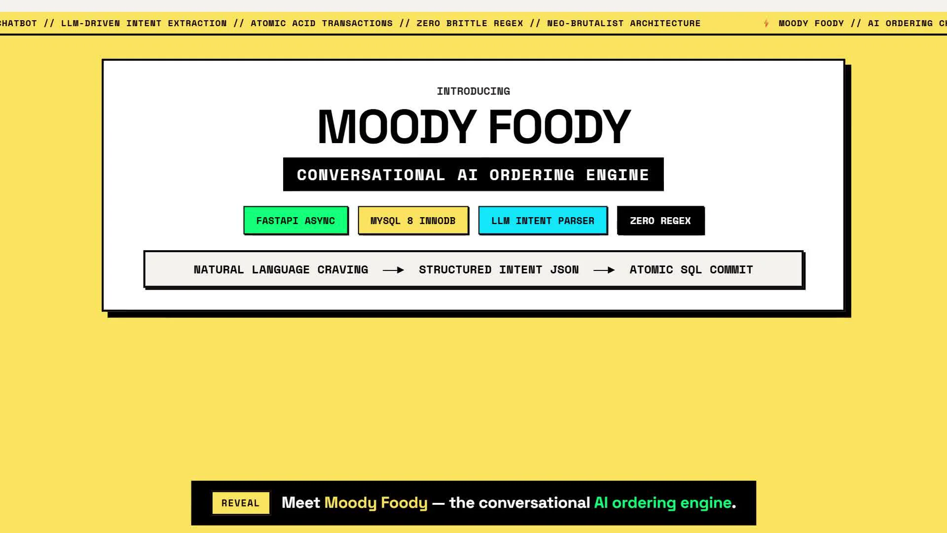Moody Foody — AI Ordering Chatbot