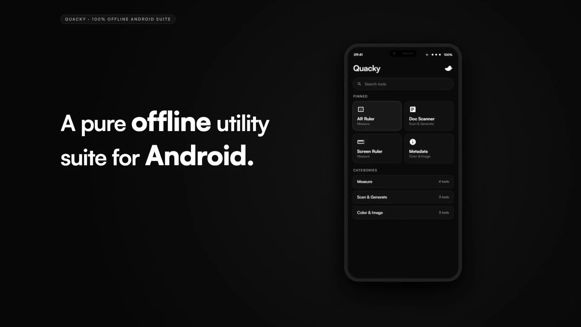 Quacky — Offline Android Utility Suite